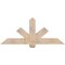 Ekena Millwork Kennewick Smooth Timber Gable Bracket, Douglas Fir, 60"W x 25"H x 5 1/2"D x 5 1/2"F, 10/12 Pitch GBW060X25X0606KEN00SDF - alternate 1